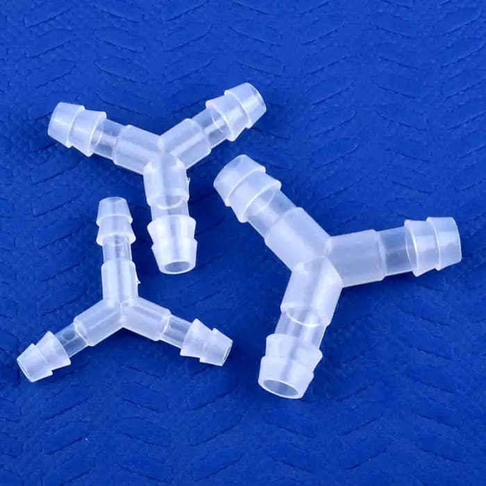 5 à 200 pièces, plastique de qualité alimentaire, 4 à 16 mm, ∠120 °   Connecteur en T de type Y pour