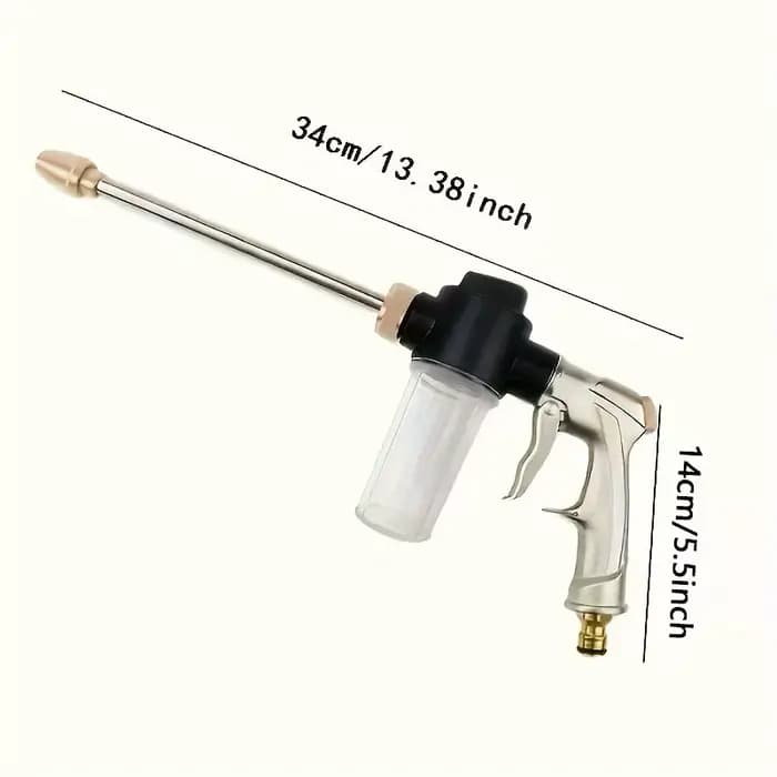 Buse de tuyau d'eau de jardin, buse d'irrigation de pelouse, pistolet à eau de lavage de voiture à h