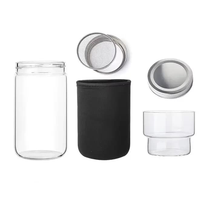 Kit de germination, ensemble de bocaux à germination empilables avec couvercle, kit de culture de po