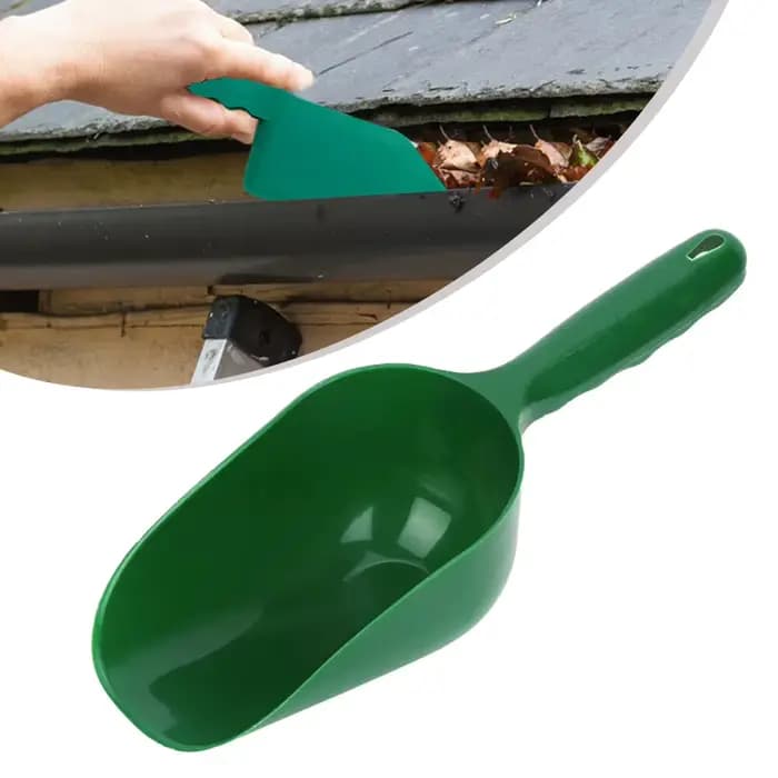 1 X cuillère de nettoyage de gouttière, outil de nettoyage de toit, grande capacité, pelle de goutti