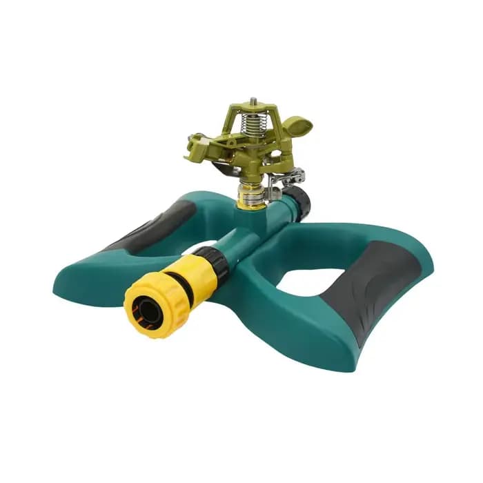 Arroseur de pelouse de jardin avec support de buse, arroseur d'eau rotatif en alliage de zinc, buses