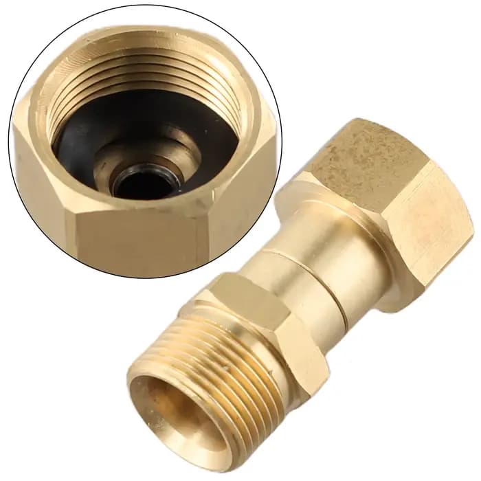 Connecteur de Joint pivotant pour nettoyeur haute pression, raccord de tuyau M22 14mm, filetage Anti