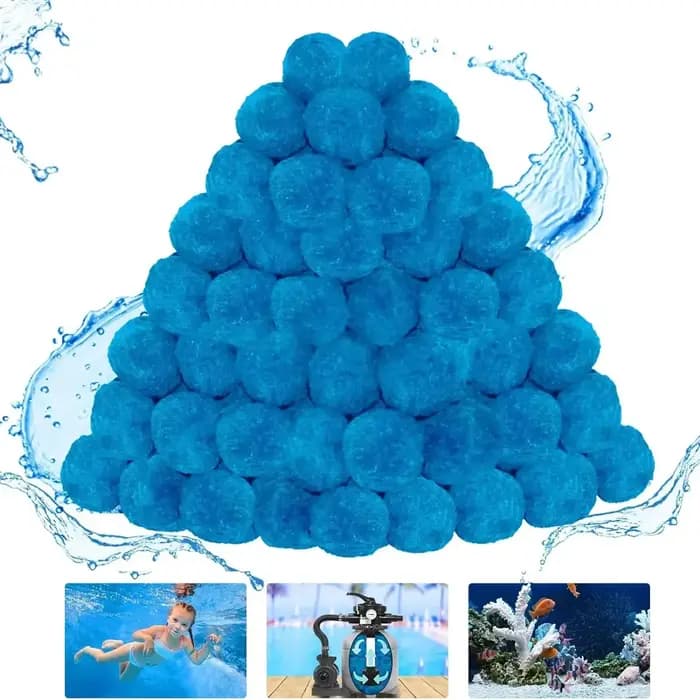 Boule filtrante pour bain à remous, accessoire durable, en fibres d'imitation, pour piscine, SPA, fo