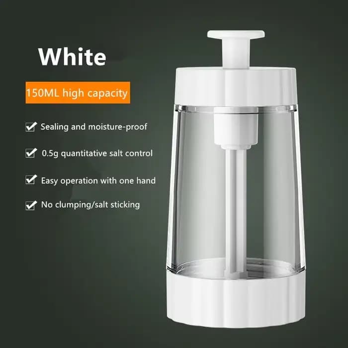 Bocaux à épices en plastique transparent, bouteille d'assaisonnement de cuisine, récipient à condime
