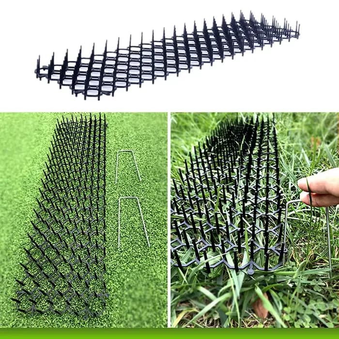Tapis anti-cicat pour chat de jardin, répulsif Anti-chien, dissuasion, bande de pincement, arrêt de 