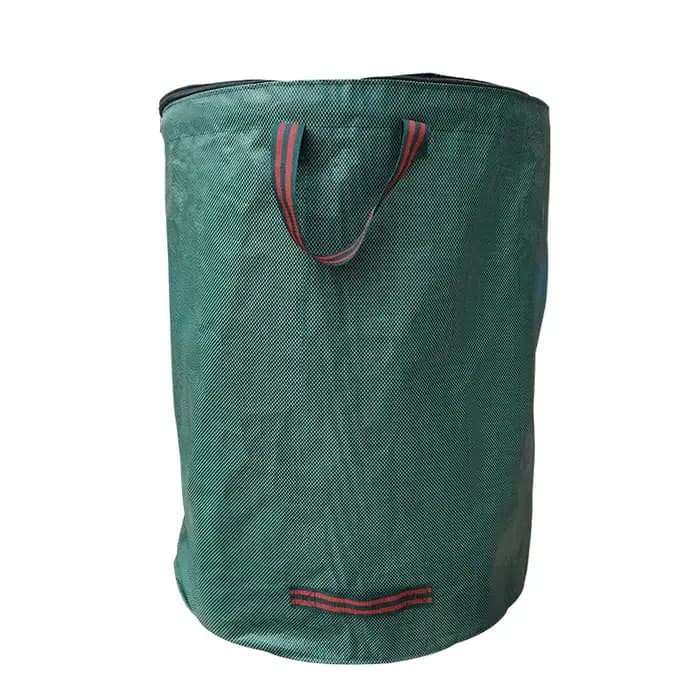 Sac de déchets de jardin, sac de jardin de grande capacité, sac à feuilles étanche réutilisable, pou