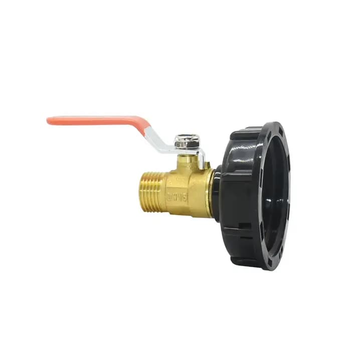 Adaptateur de réservoir IBC S60 x 1/2 3/4, connecteur fileté de 1 pouce, raccord de réservoir de Val