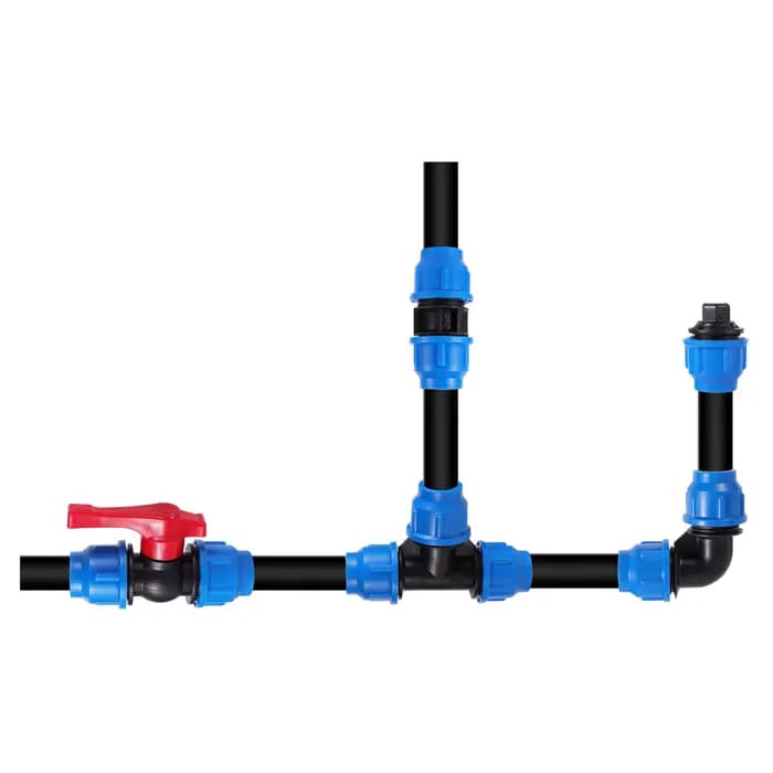 Séparateur d'eau du robinet en PVC PE, 20/25/32/40/50mm, connecteur de Valve rapide en plastique, ra
