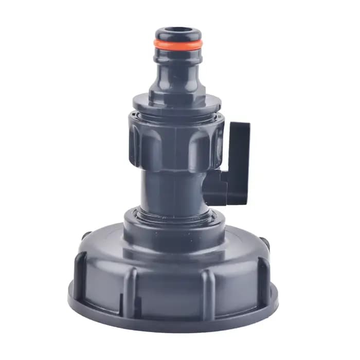 Valve de Déroutage à Filetage Femelle de 3/4 Pouces, Adaptateur de Vidange IBC, Raccords de Bec, Out