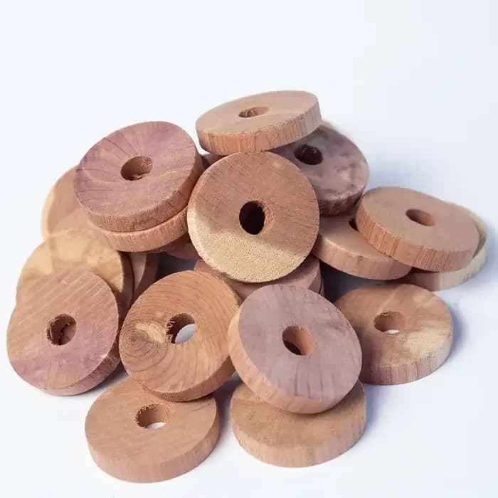 Blocs de bois de cèdre naturel, 10 pièces, anti-mites, anti-insectes, pour armoire, rangement domest