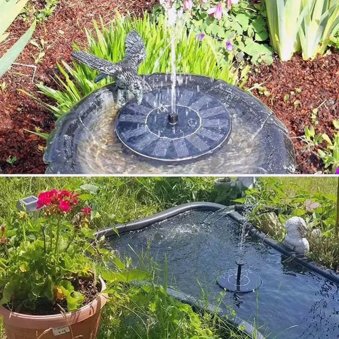 Fontaine solaire pour piscine extérieure, pompe essentielle en été, adaptée aux étangs, aux piscines