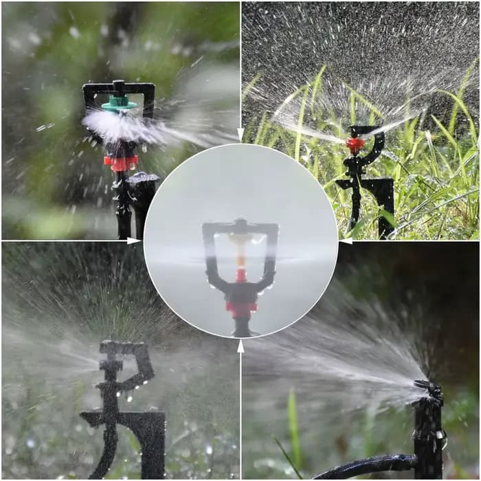 Micro arroseur d'irrigation à effet de serre, Buse de brouillard de Louvain, Connecteur fileté barbe