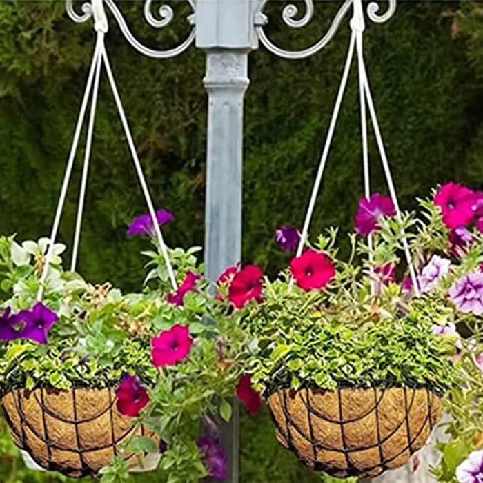Doublure de panier de coco 14/16 naturel pour jardinières, doublures AMP rondes, doublure de remplac