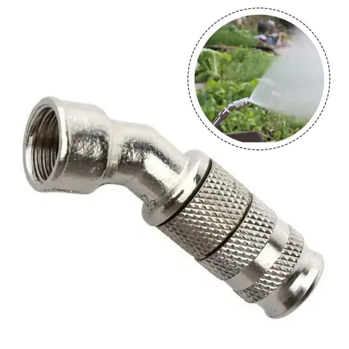 Buse d'atomisation en laiton, Machine de nettoyage de jardin à pulvérisation réglable, arroseur de p