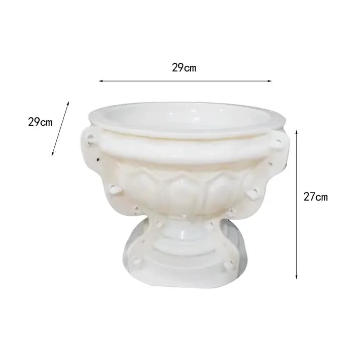 Pot de fleurs européen, moule de table, artisanat de bricolage, béton, ciment, planteur, fabrication