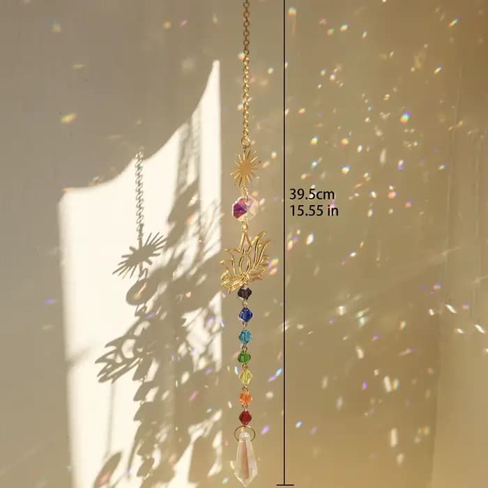Attrape-Soleil en Clip pour Décoration de Jardin, Citroprisme, Arc-en-Ciel, Lumière, Fenêtre, Orneme