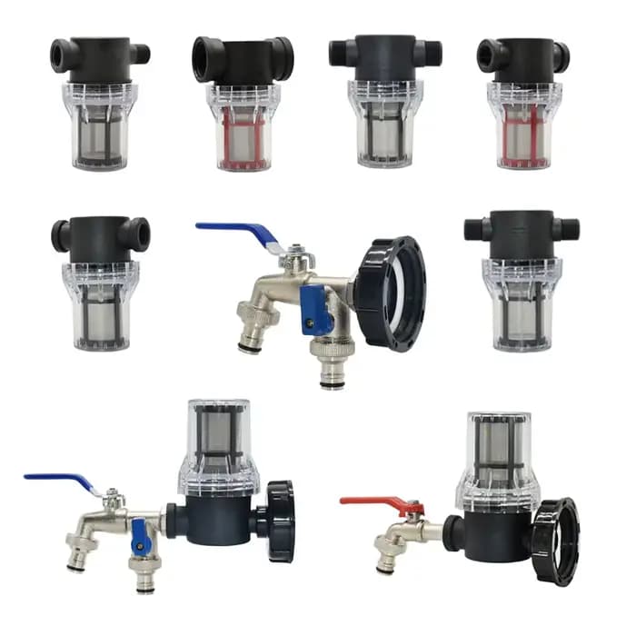 Adaptateur de réservoir IBC S60 x 1/2 "3/4' 1" 1.5 2 "63/75/80/100mm, connecteur fileté, baril de to
