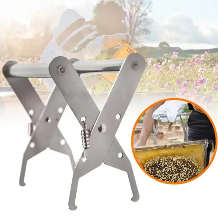 Support de cadre de ruche en fer, pince de boîte de nid, outil d'apiculture Durable, support de cadr