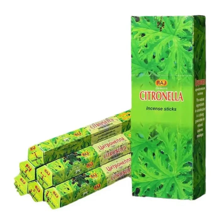 Bâtonnets d'encens citronnelles 120 pièces, encens anti-moustiques pour Patio Camping, encens d'arom
