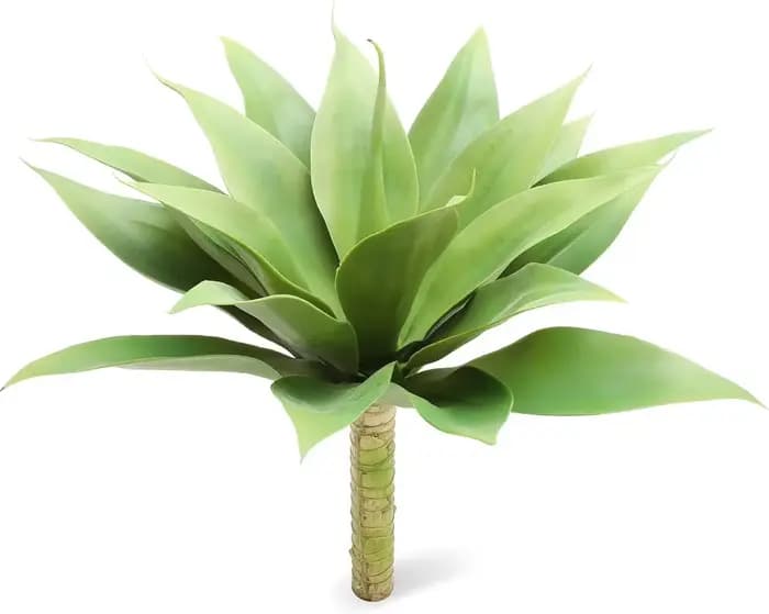 Plante succulente d'agave artificielle 18 amaran, 100% plante verte d'apparence naturelle, faux haut