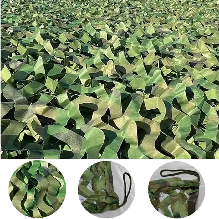 Filet de camouflage renforcé, double tissu oxford pour décoration d'abri, pare-soleil, clôture de ca