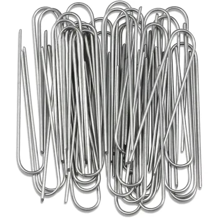 Agrafes de jardin de type U, piquets de tube de clôture robustes, broches Sod, pointe de paysage gal
