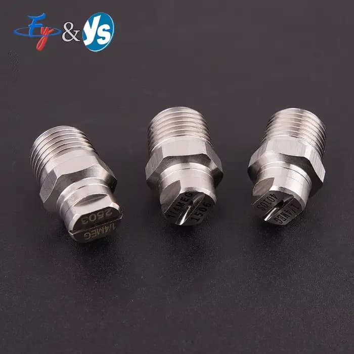 1/4 ''15/25 degrés MEG buse de ventilateur plat haute pression, nouvelle buse de Jet plat pour le la