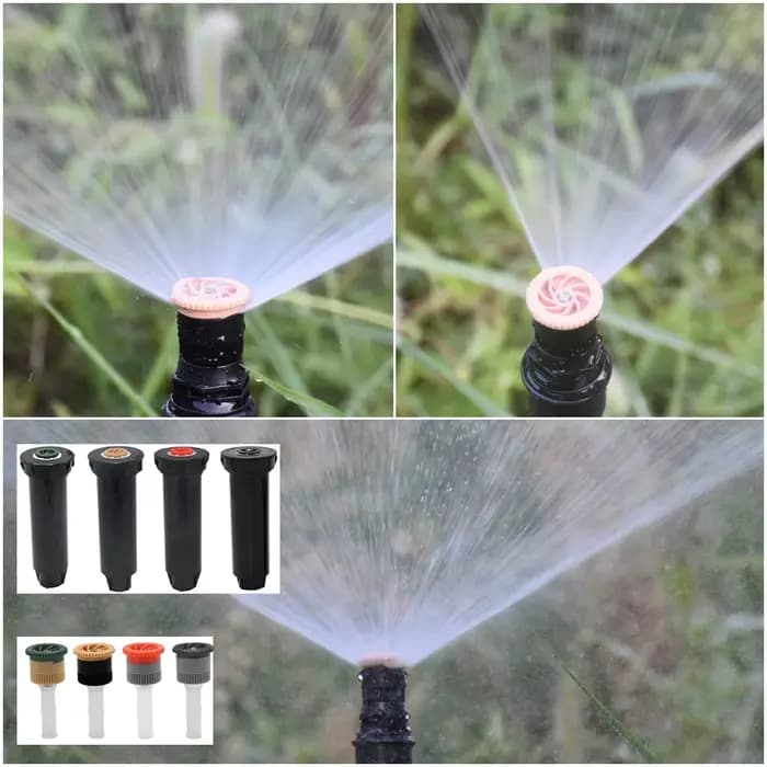 Arroseur Popup pour pelouse et jardin, Rotation à 90/180/360 degrés, buses de dispersion de remplace