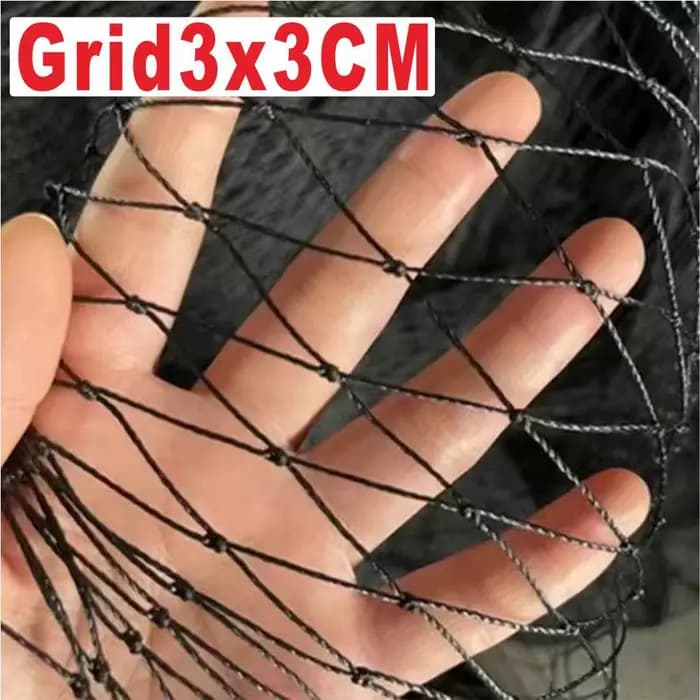 10x10m Filet en Nylon noir lourd pour arbres fruitiers, filet Anti-oiseau, clôture de jardin, balcon
