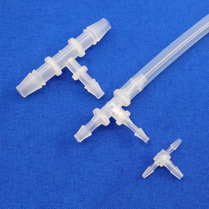 Connecteurs en plastique PP en T de réduction de type T, adaptateur de pagode, raccords de tuyaux d'