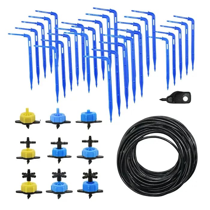 Système d'irrigation goutte 2/4/8 L/H, goutteur à débit constant, compte-gouttes avec séparateur d'e