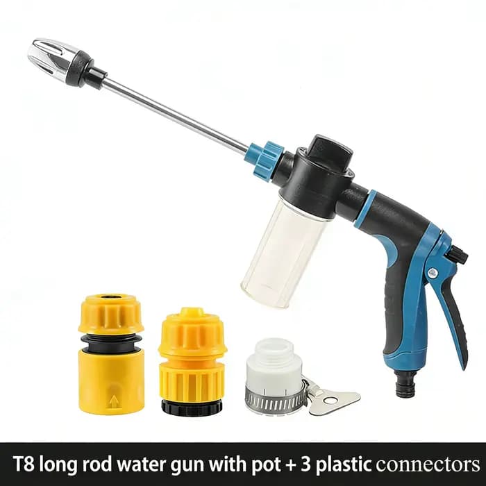 Pistolet d'arrosage haute pression pour lavage de voitures, arrosage de jardin, tuyau d'arrosage, la