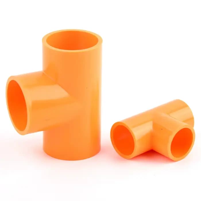 Joendoco-Connecteur de tuyau en PVC orange, 20 ~ 50mm, joint coudé à 90 °, raccords de bricolage pou