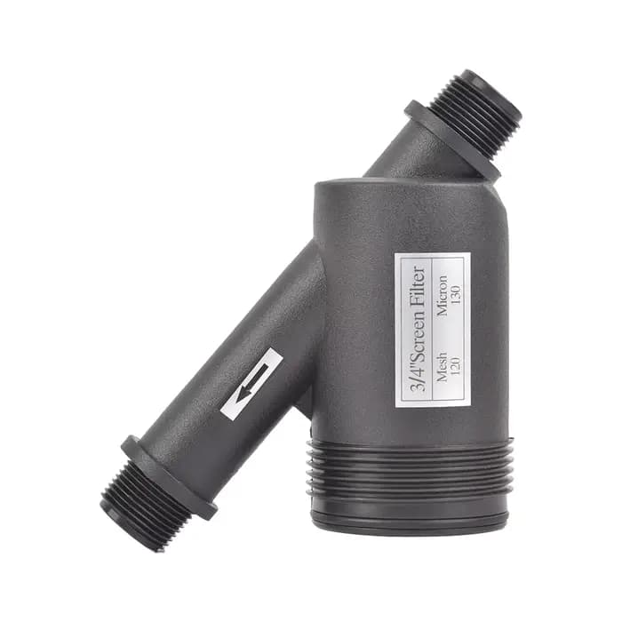 Filtre à eau avec raccordement, 120 mailles, 3/4 "1", adaptateur de Valve 25mm 32mm, système de pulv