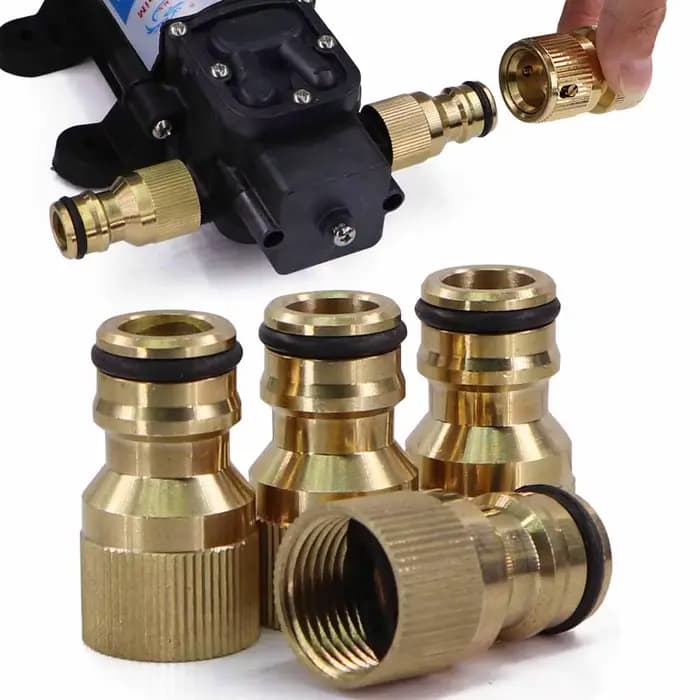 Connecteur rapide pour tuyau d'arrosage et d'irrigation, filetage femelle en laiton, adaptateur de p