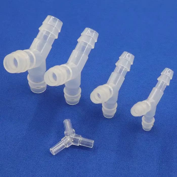 5 ~ 200 pièces 4 ~ 12 mm en plastique 120 ° Connecteur en T à diamètre égal de Type Y, inverseur d'e