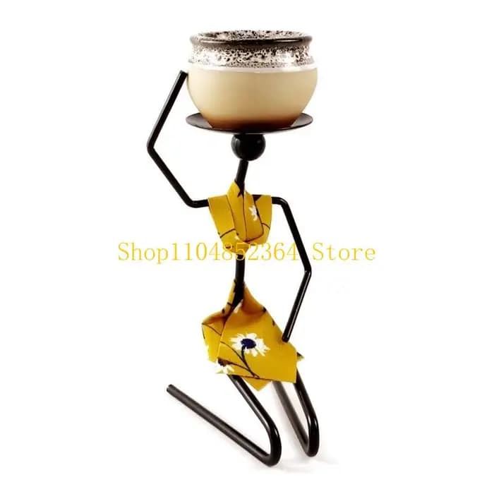 Pot Anti-déformation 652F, Pot fleur en fer exquis pour africaine pour balcon
