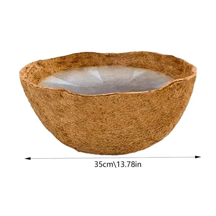 Doublures de pot de fleur en fibre d'amp, remplacement de jardinière murale, fibre optique, polymère