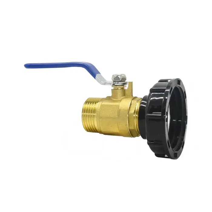 Adaptateur de réservoir IBC S60 x 1/2 3/4, connecteur fileté de 1 pouce, raccord de réservoir de Val