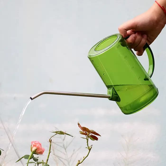 Arrosoir de jardinage avec poignées de grande capacité, bouilloire d'arrosage amovible, acier inoxyd