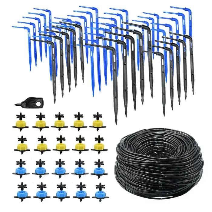 Système d'irrigation goutte-à-goutte, 2L, 4L, 8L, 2/4 voies, flèche, connecteur compte-gouttes, sépa