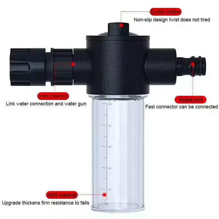 Pistolet d'arrosage haute pression pour lavage de voitures, arrosage de jardin, tuyau d'arrosage, la