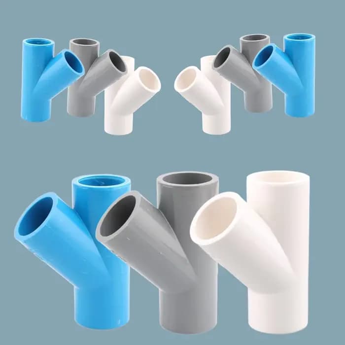Connecteur à 3 Voies en PVC pour Tuyau d'Irrigation de Jardin, Adaptateur en Y, Joint Précieux de Po
