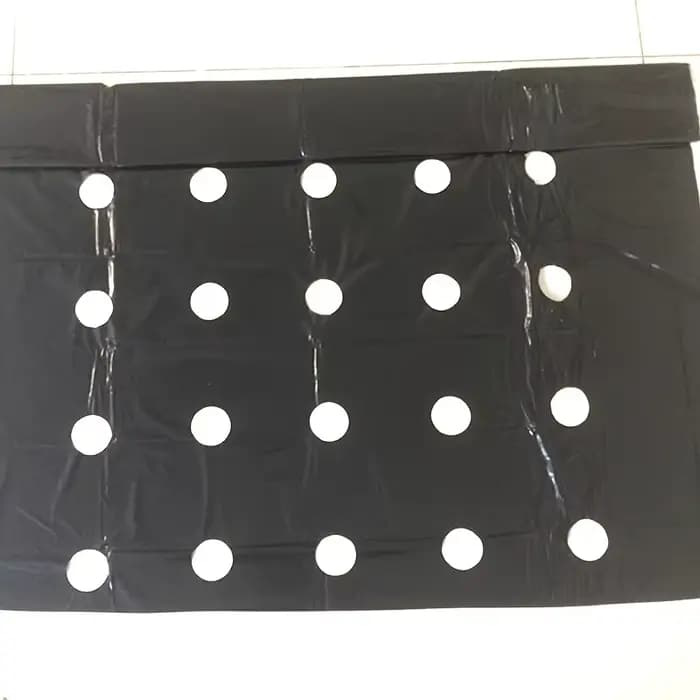 1 rouleau de film plastique perforé, film de protection anti-mauvaises herbes pour jardin, utilisé p