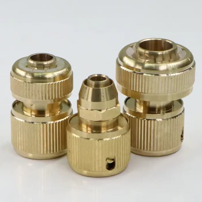 Adaptateur de tuyau en laiton, connecteur rapide, tube d'irrigation, joint de réparation allergique,