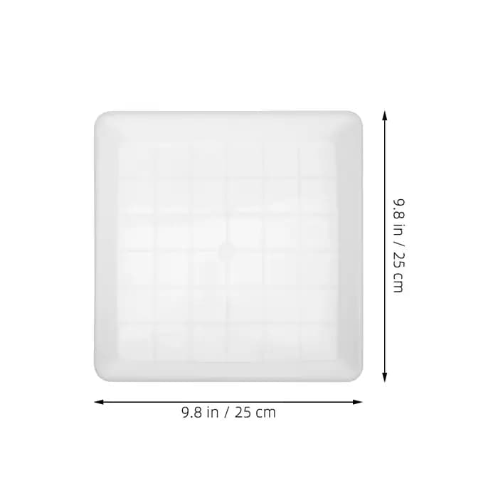 2 pièces de soucoupes pour plantes en plastique épaissi, de 9,82 pouces, pour drainage de l'eau, uti