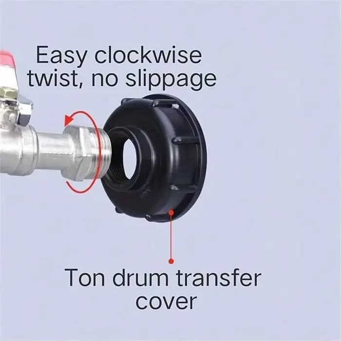 Connecteur de remplacement de tuyau d'arrosage, 1000L IBC, adaptateur d'eau précieux, raccords de ba