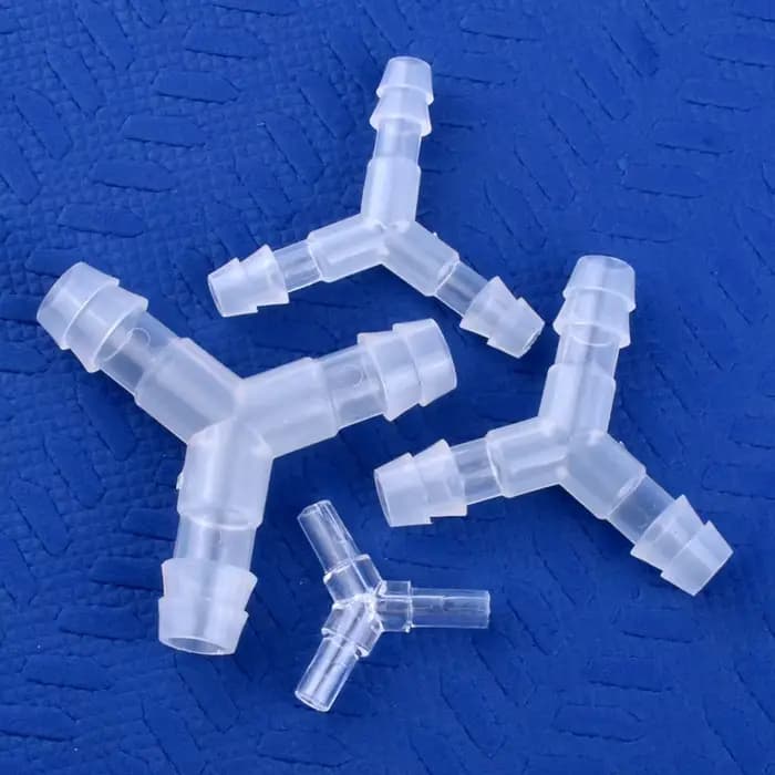 5 à 200 pièces, plastique de qualité alimentaire, 4 à 16 mm, ∠120 °   Connecteur en T de type Y pour