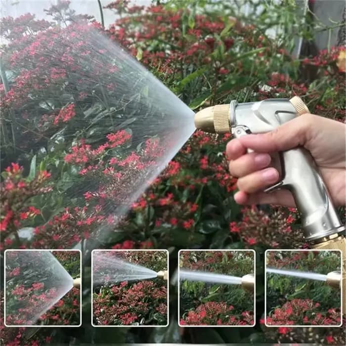 Pistolet à eau en métal haute pression, spray d'irrigation multifonction, fournitures d'irrigation d