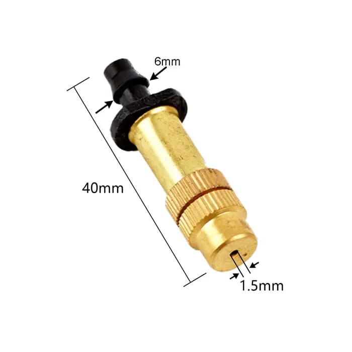 Arroseurs d'atomisation de refroidissement pour jardin, 5 à 100 pièces, particules de brume en laito